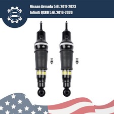 Set Of 2 Rear Air Shock Absorbers Fits Nissan Armada 17-23 Infiniti Qx56 11-13 Set Of 2 Rear Air Shock Absorbers Fits Nissan Armada 17-23 Infiniti Qx56 11-13