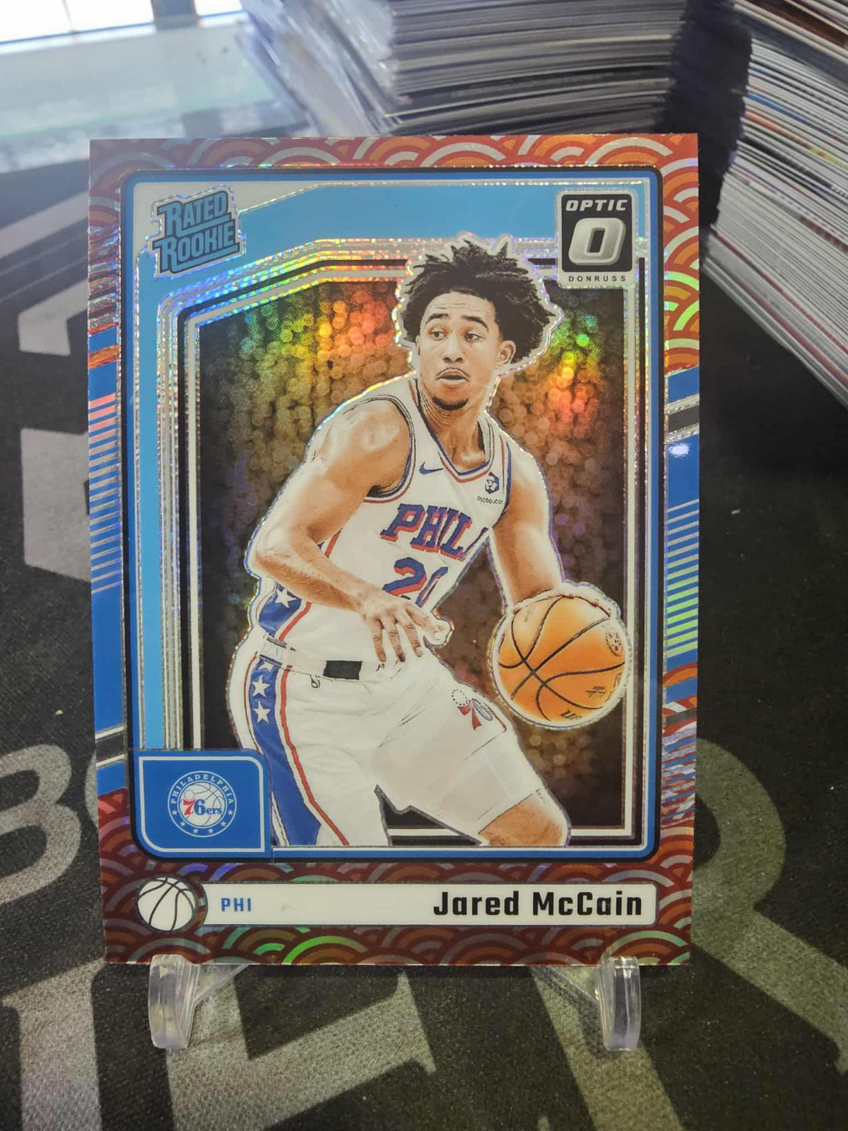 2024-25 Panini Donruss Optic Jared McCain #270 Photon SSP RC!