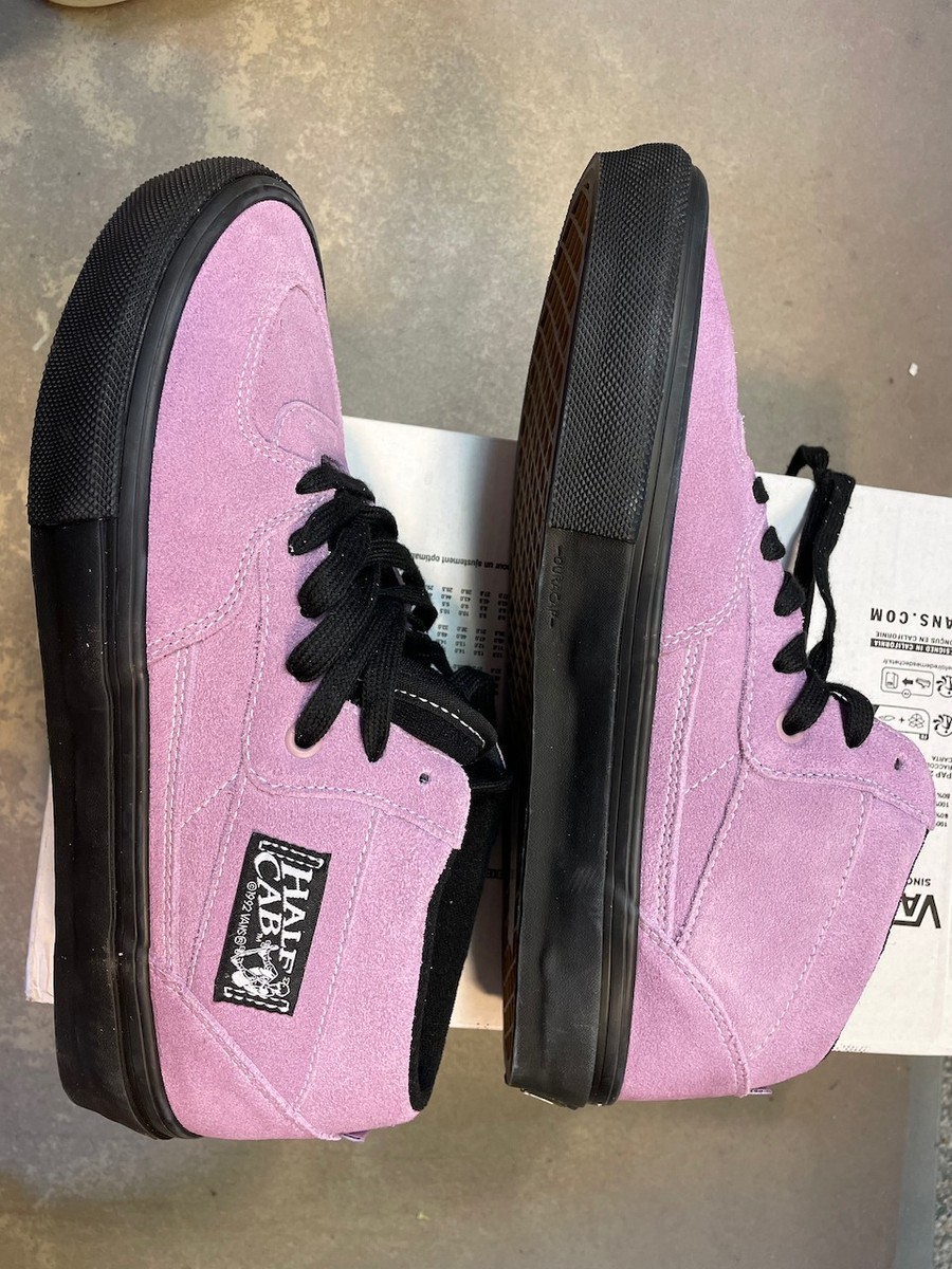 Vans Skate Half Cab Lavender Fog Black Size US 8.5 Men New