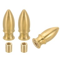 3Er-Set LampenknäUfe 16X40Mm Aus Messing FüR Lampenschirme