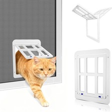 Cat Screen Door Inside Flap 10.3 x 8.3 Inches Magnetic Self Closing Cat Door