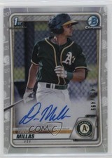 2020 Bowman Chrome Prospect Auto Refractor 423/499 Drew Millas #CPA-DM Auto w5p