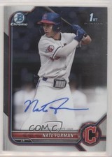 2022 Bowman Draft Chrome Draft Pick Auto Nate Furman #CDA-NF Auto 09an
