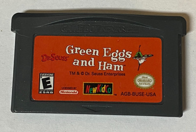 Green Eggs and Ham by Dr. Seuss [Nintendo Game Boy Advance - AGB-BUSE-USA]