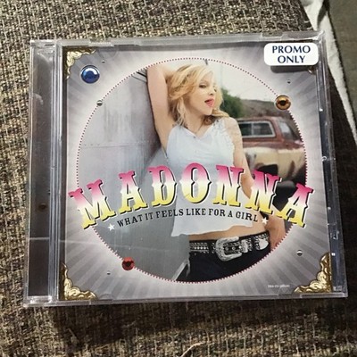 MADONNA WHAT IT FEELS LIKE FOR A GIRL 2001 CD PROMO SINGLE OOP MAVERICK PRINT 