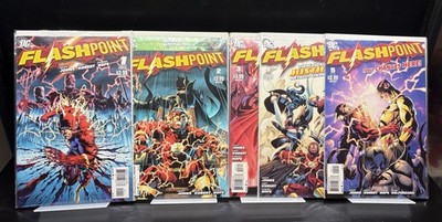 Flashpoint #1-5 Complete Set 2011 DC Comics Geoff Johns