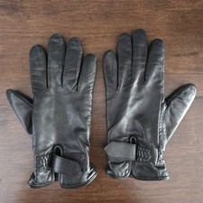 Wilson Leather Women's S Gloves Vintage Black Thinsulate Ultra Fleece Lined