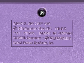 Nintendo Game & Watch Wide Screen Snoopy Tennis (SP-30) Original (1982)