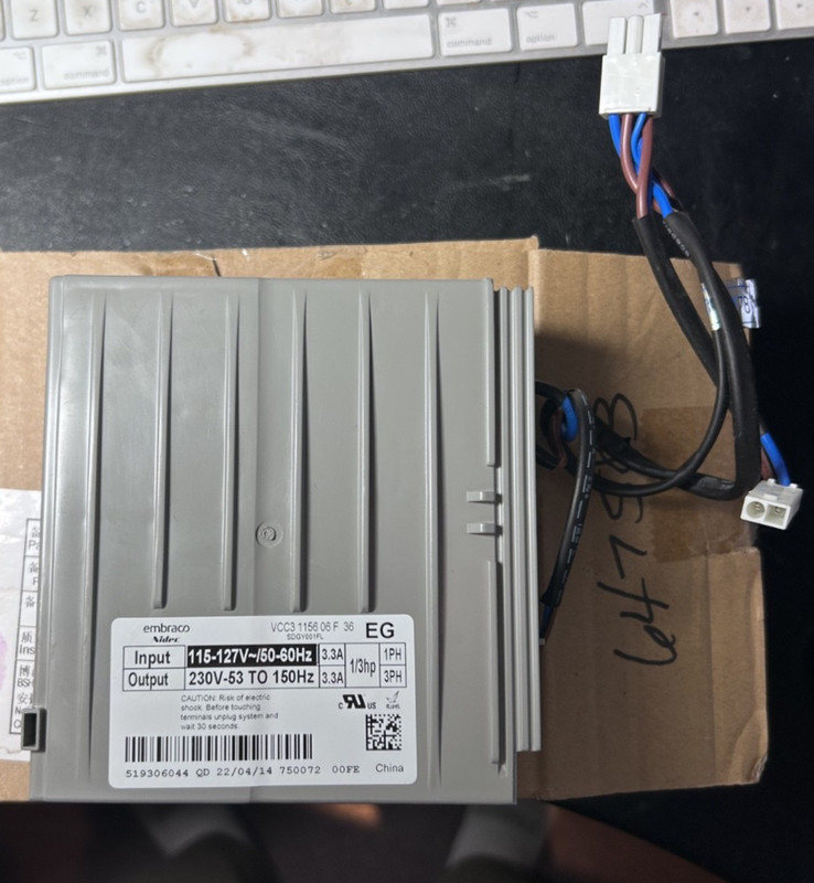 Bosch 006647583 Power Inverter for Bosch Refrigerator  (open box, new)