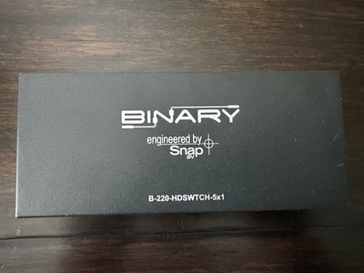 Binary SnapAV B-220-HDSWTCH-5x1-Excellent Condition Works Great