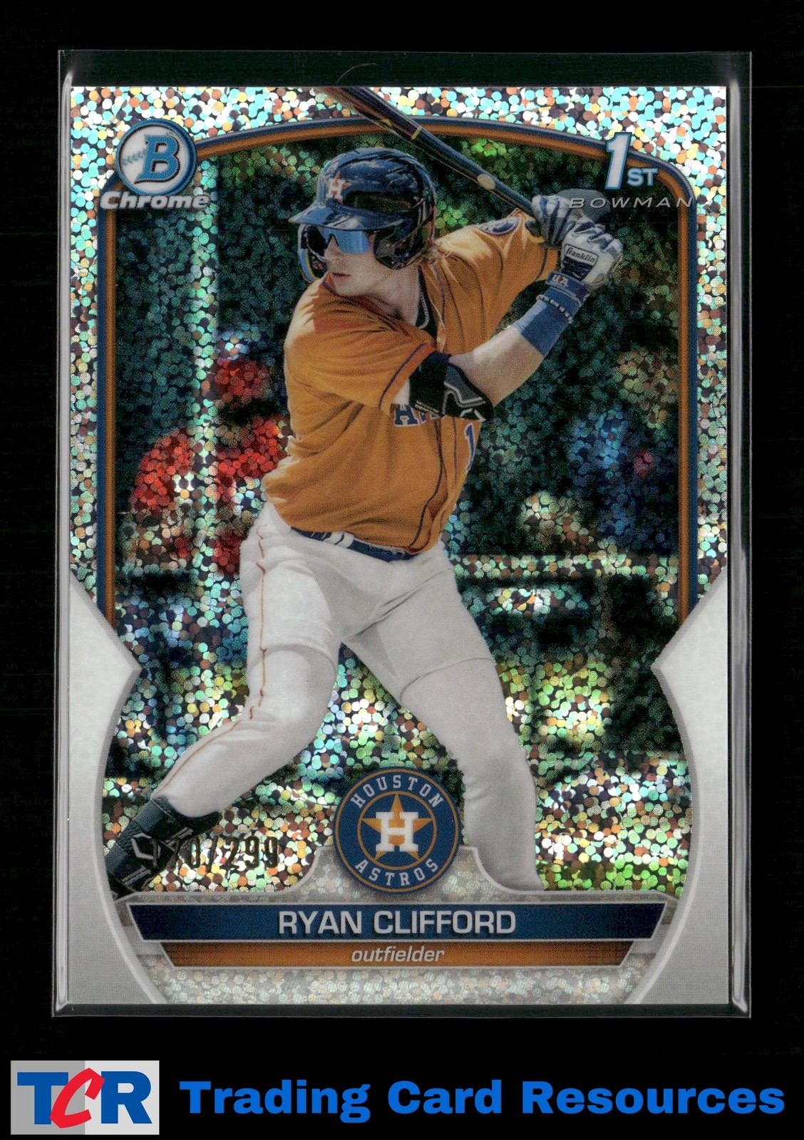 2023 Bowman #BCP-10 Ryan Clifford Chrome Prospects Speckle Refractors #/299