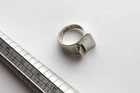 Art Smith- Leading Mid-Century Jeweler -  Sterling Silver Ring, SIGNED, Size 7