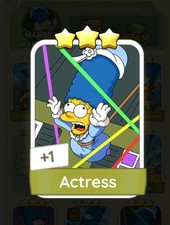 Actriz - Monopoly!!! 3⭐️ Álbum de Los Simpson
