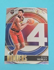 2021-22 Panini Select Select Numbers #32 Evan Mobley Cleveland Cavaliers Card Z3