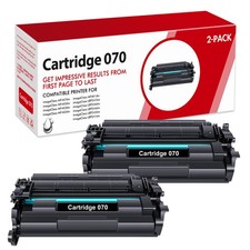 2 Pack Replacement Canon 070 Toner Cartridge MF465dw MF462dw LBP247dw LBP246dw