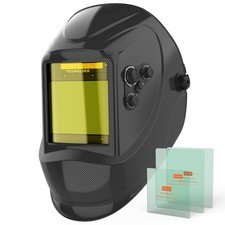 Large Viewing Screen True Color Solar Power Auto Darkening Welding Helmet