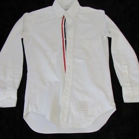 Thom Browne Button Down Classic White Oxford Shir… - image 1