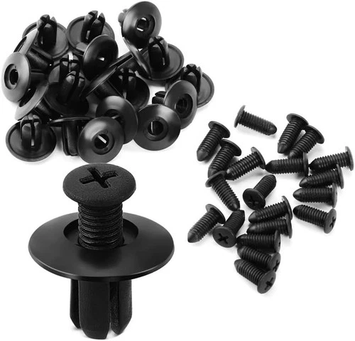 50x 8mm Car Trim Clips Fastener Push Rivets for Smart Fortwo Forfour 450–453