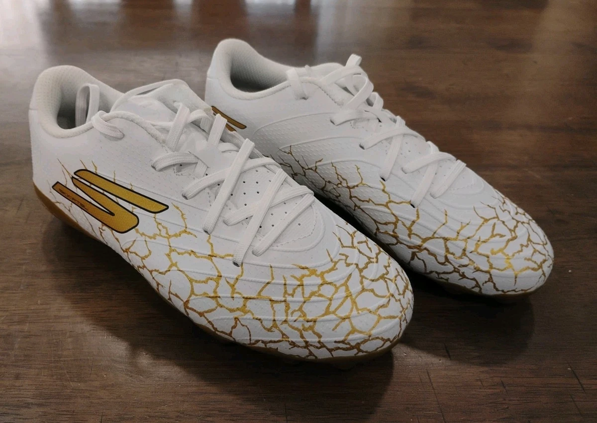 Skechers SKX Artificial Ground Youth Sz 2.5 Football Cleats White