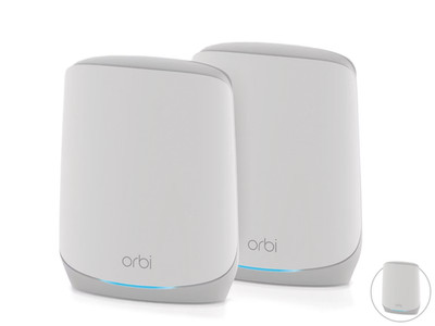 Netgear Orbi Mesh System |Tri-Band | WLAN 6 | Router + Satellit | 350m2 Abdeckug