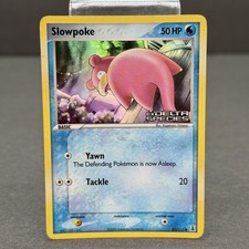 Carta Pokemon Slowpoke 83/113 EX timbrata Delta Species Reverse Holo MP+