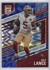2022 Panini Donruss Elite Aspirations Shimmer 252/499 Trey Lance #98 2x9