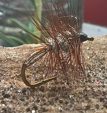 Silver Micro Buck Bug - 12 Flies For Trout 0r Perch - Silver Trout Fly