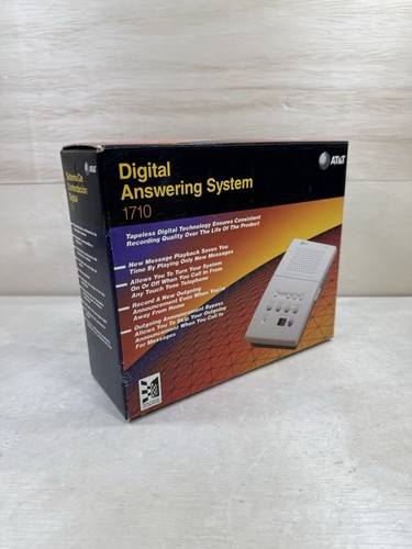 ATT 1710 Vintage Tapeless Digital Telephone Answering System Message Machine - Zdjęcie 19 z 19