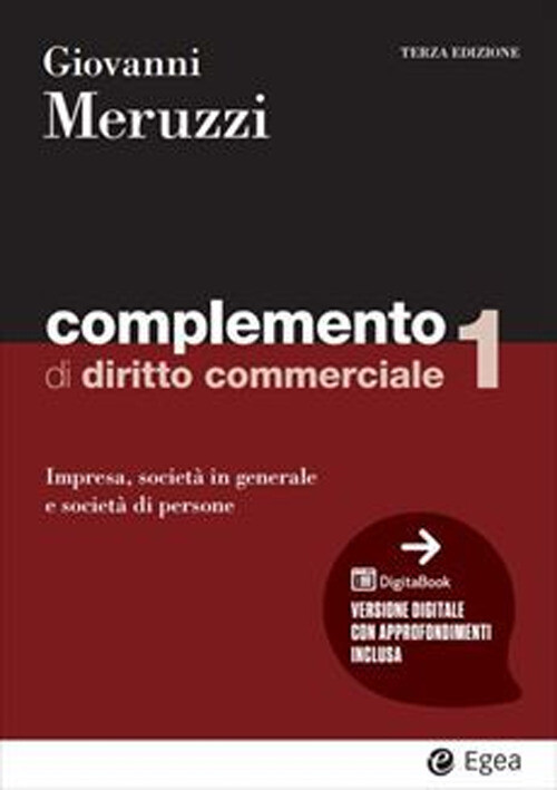 Libri Giovanni Meruzzi - Complemento Di Diritto Commerciale #01