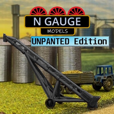 UNLACKIERT - Spur N Getreidebohrer 1:148 (Hof Ernte Anhänger Maschinen 1:160)