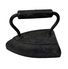Antique Wapak No. 6 Sad Iron #6 Cast Iron Flat Iron