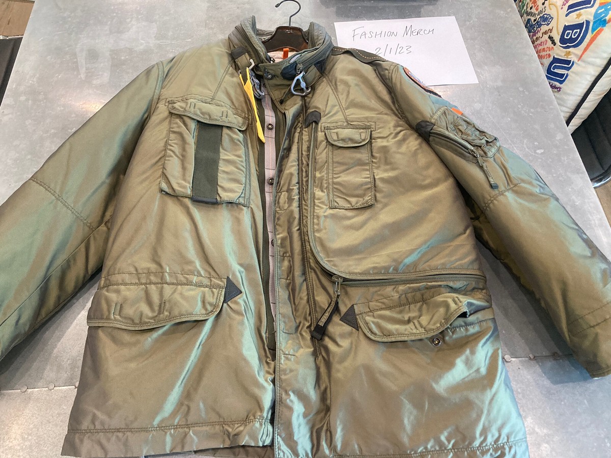 【ばなな☆】RYNSHU 弾丸ジャガード JACKET Parajumpers USAF 210 Squadron 061142 RM Winter Equipment Tan XL