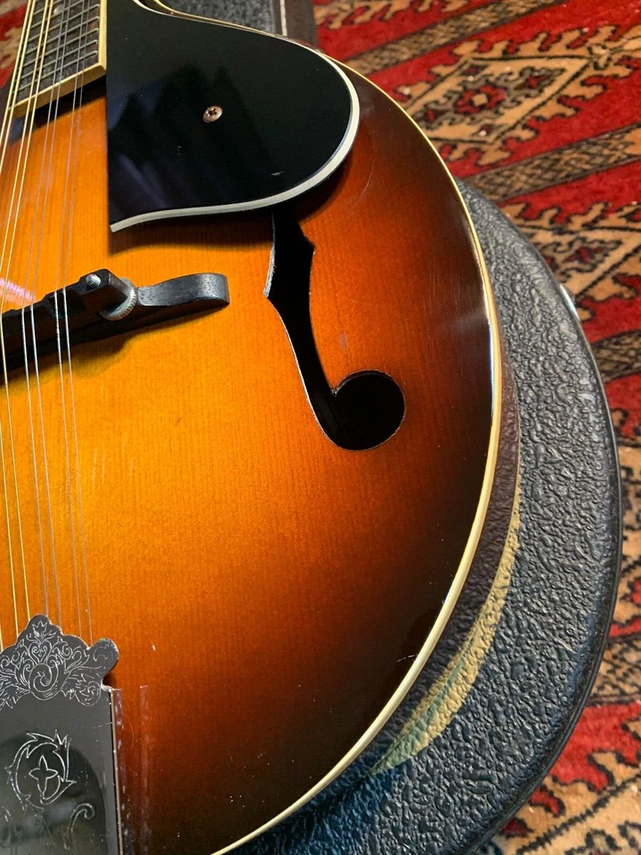 Mandolina Epiphone 1978 tipo A5 MM-30S etiqueta azul Matsumoku Japón envío gratuito Foto 4 de 4