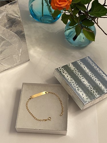 18K Yellow Gold ID Bracelet - Picture 11 of 12