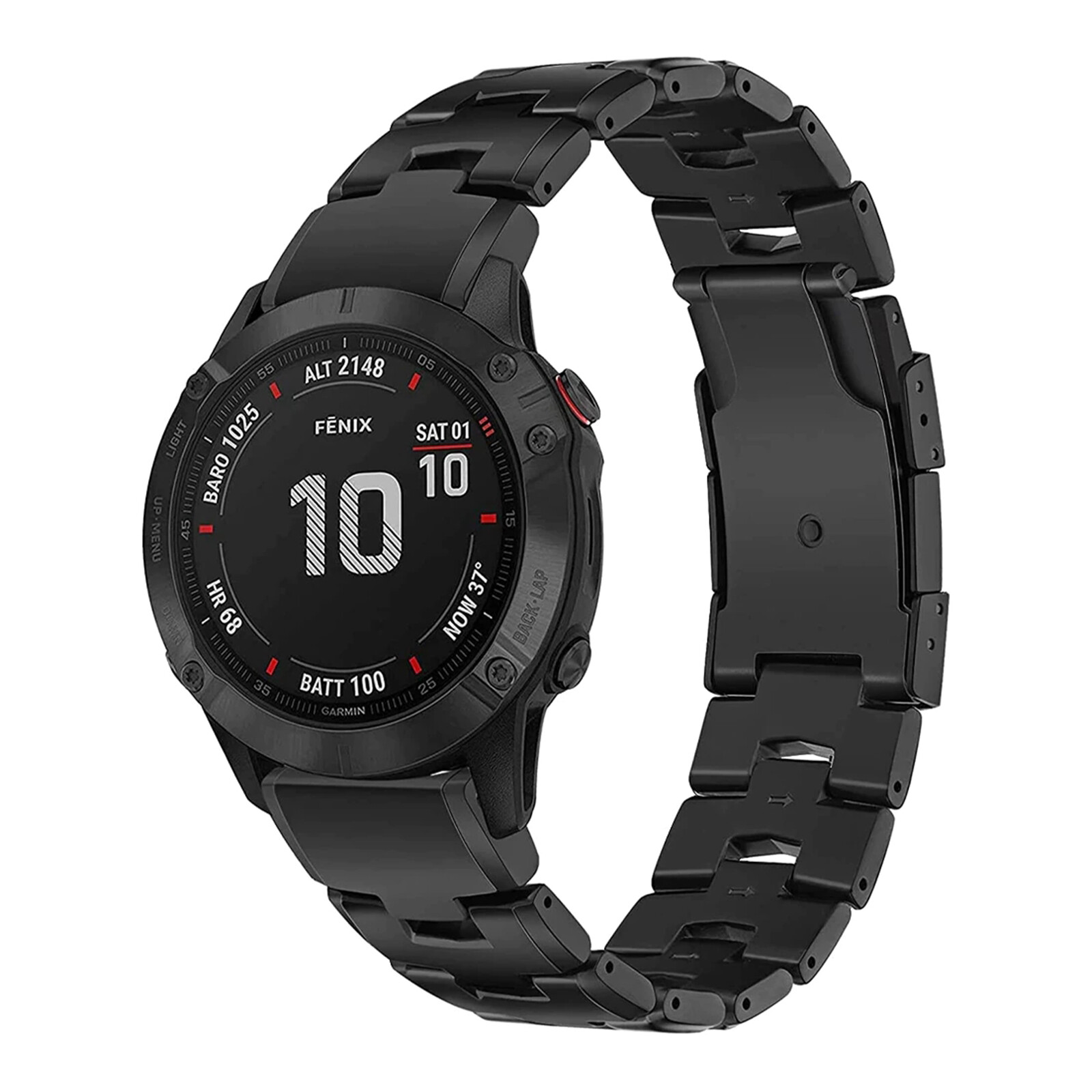 Quick Fit 22mm Titanium Watch Band Strap For Garmin Fenix 7 Pro 6 5