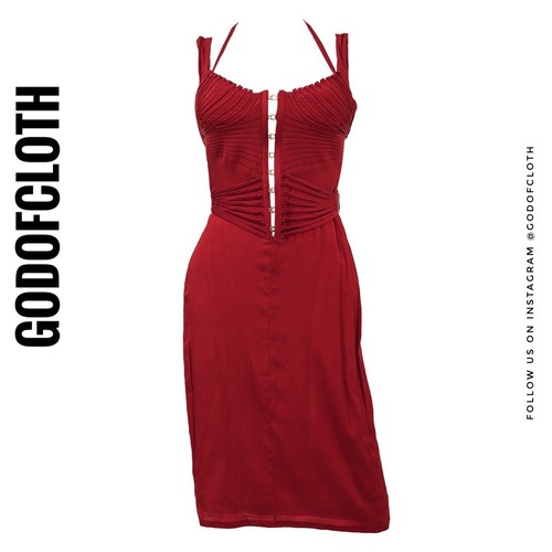 Gucci Red Silk Dress by Tom Ford from 