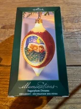 Hallmark Keepsake Ornament 2005 Sugarplum Dreams Illuminations Panorama Sleeping