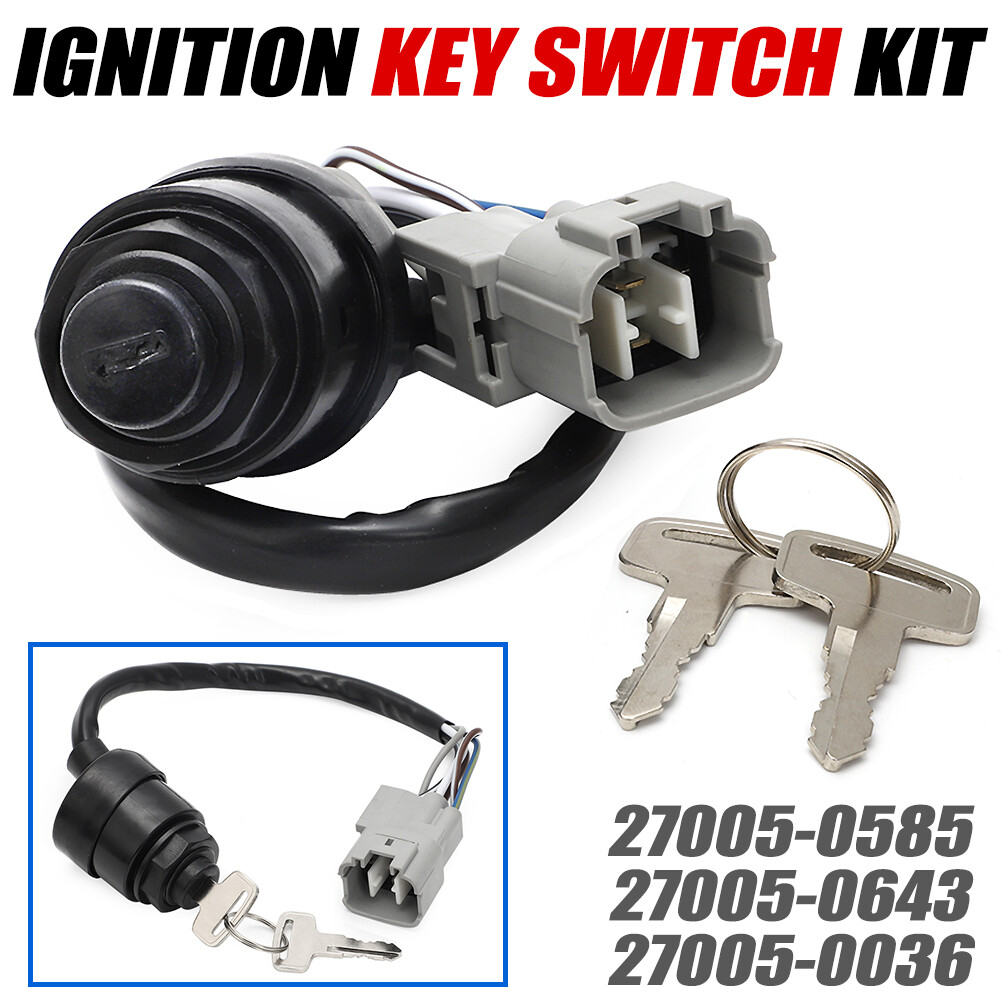 Ignition Switch 27005-0036 For Kawasaki Teryx 750/800 & Mule 1000/820 - With 2 Keys