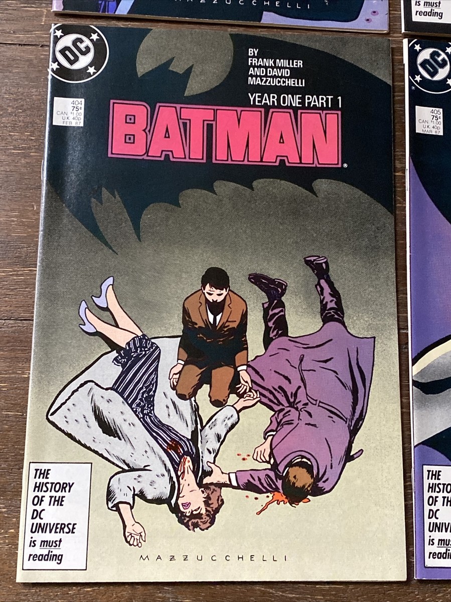 Batman #404-407 (1987) Complete Year One Set Miller