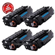 4pk Q5949A 49A Black Compatible Toner Cartridge For LaserJet 1160 1320 3390 3392