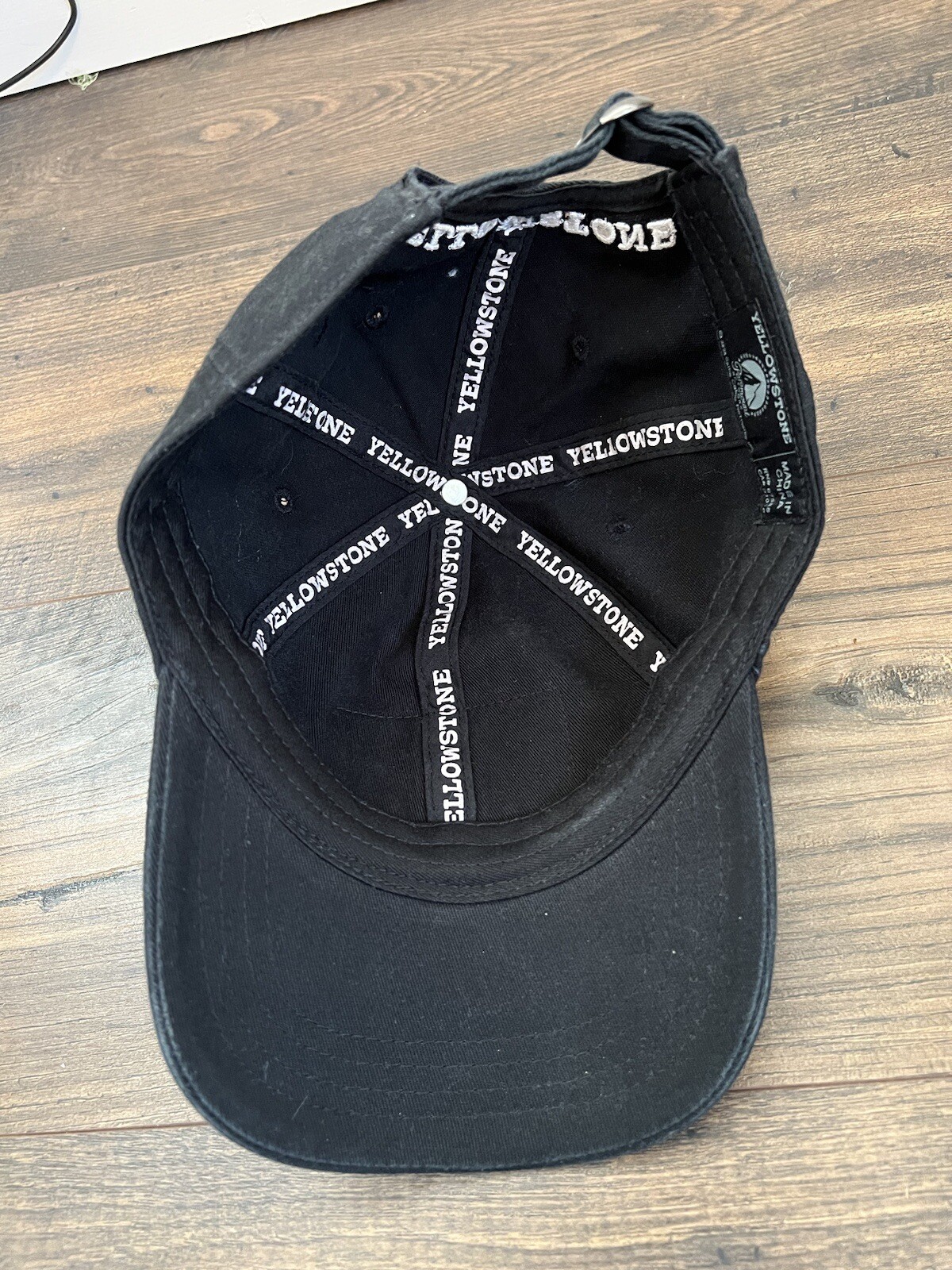 Yellowstone Paramount Network Hat Black Adjustable - image 3