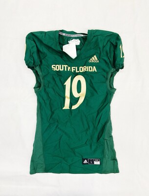 adidas USF South Florida Bulls Football Game Jersey Men's L Dark