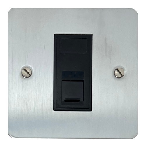 Interruptores de luz de cromo satinado FSC3, enchufes, reguladores, cocina, fusible, TV, BT - Imagen 39 de 44