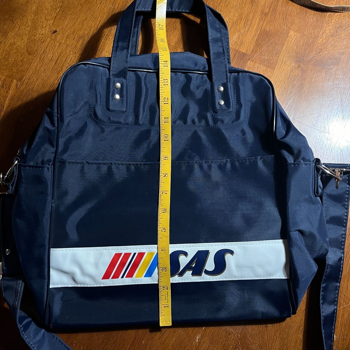 Vintage 70s Scandinavian Airlines Shoulder Bag US Made