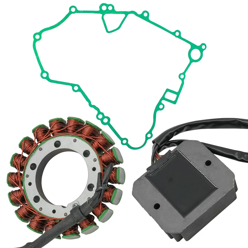 Regulador de estator rectificador y junta para Kawasaki Prairie 650 KVF650 2002-2003 Foto 4 de 4