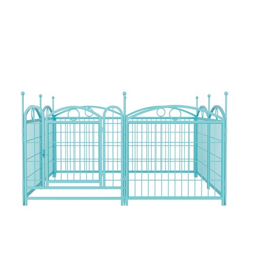 Dog Playpen Indoor 24 inch 8 Panels Metal Dog Pen Pet Dog Fence Outdoor Exerci - Picture 9 of 17