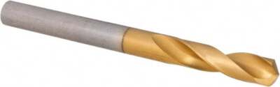 Guhring 9006590063000 Stub Drill Bit: 0.248'' Diam 130deg Cobalt Coated, RH Cut,