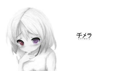Anime original characters chimera white Playmat Gaming Mat