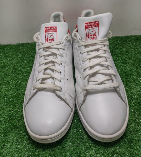 Adidas Stan Smith M20326 Men\u0026#039;s White/Red Leather Running Shoes Size US  13 | eBay