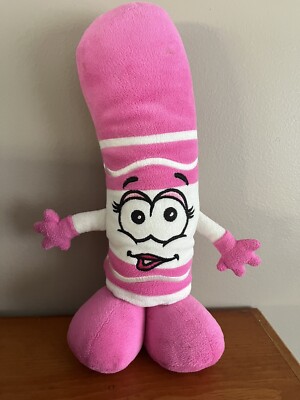 Crayola Crayon Plush 12  2017 POPSICLE PINK Toy Doll Marker